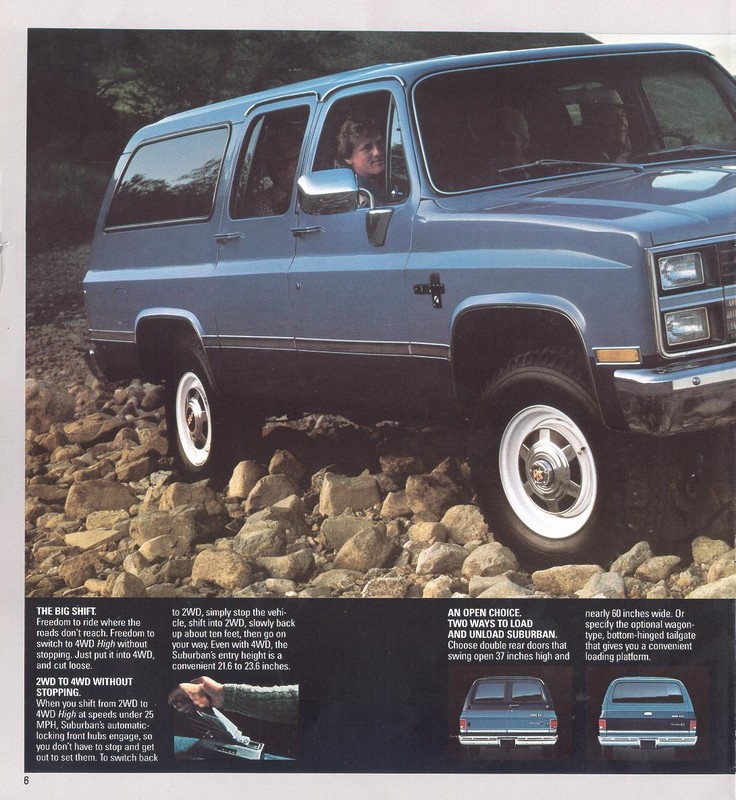 1984 Chevrolet Surburban Brochure Page 8